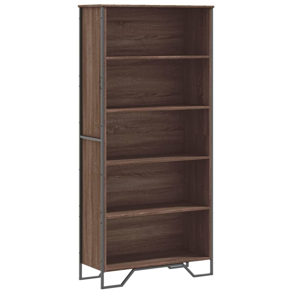 vidaXL Bibliotecă, stejar maro, 80x31x169 cm, lemn prelucrat