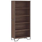 vidaXL Bibliotecă, stejar maro, 80x31x169 cm, lemn prelucrat vidaXL Bibliotecă, stejar maro, 80x31x169 cm, lemn prelucrat