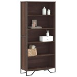 vidaXL Bibliotecă, stejar maro, 80x31x169 cm, lemn prelucrat vidaXL Bibliotecă, stejar maro, 80x31x169 cm, lemn prelucrat