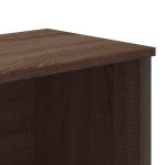 vidaXL Bibliotecă, stejar maro, 80x31x169 cm, lemn prelucrat vidaXL Bibliotecă, stejar maro, 80x31x169 cm, lemn prelucrat