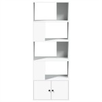 vidaXL Bibliotecă, alb, 70x36x189 cm, lemn prelucrat vidaXL Bibliotecă, alb, 70x36x189 cm, lemn prelucrat