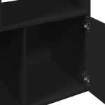 vidaXL Bibliotecă, negru, 70x36x189 cm, lemn prelucrat vidaXL Bibliotecă, negru, 70x36x189 cm, lemn prelucrat