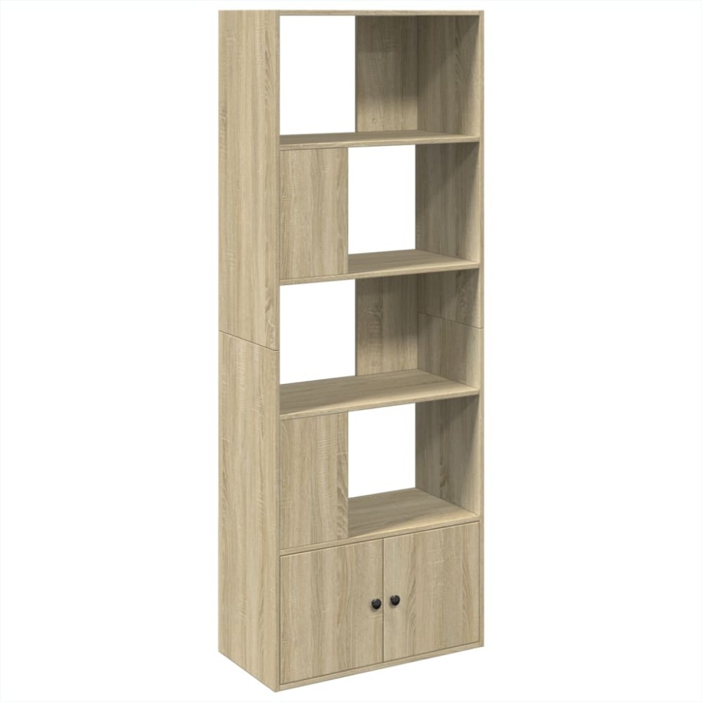 vidaXL Bibliotecă, stejar sonoma, 70x36x189 cm, lemn compozit