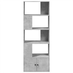 vidaXL Bibliotecă, gri beton, 70x36x189 cm, lemn compozit vidaXL Bibliotecă, gri beton, 70x36x189 cm, lemn compozit