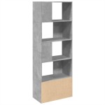 vidaXL Bibliotecă, gri beton, 70x36x189 cm, lemn compozit vidaXL Bibliotecă, gri beton, 70x36x189 cm, lemn compozit