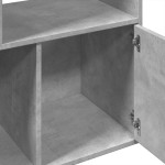 vidaXL Bibliotecă, gri beton, 70x36x189 cm, lemn compozit vidaXL Bibliotecă, gri beton, 70x36x189 cm, lemn compozit