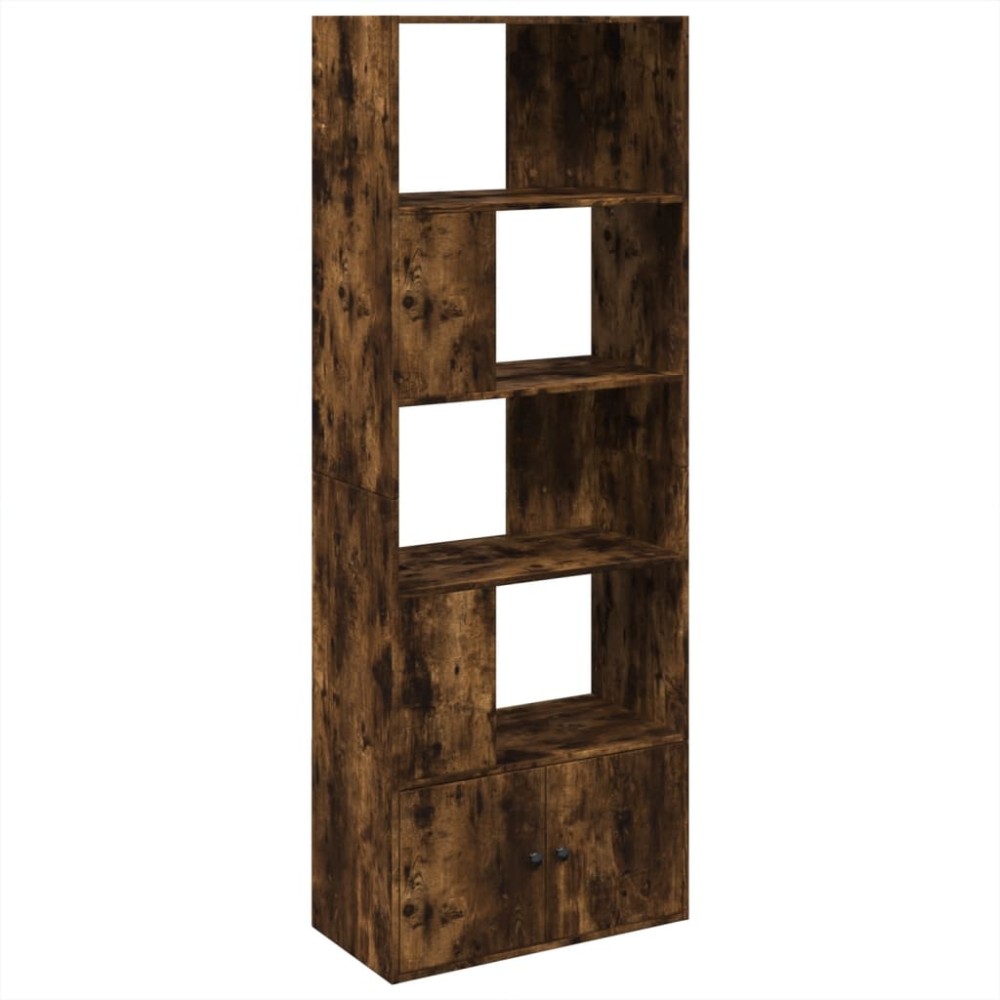 vidaXL Bibliotecă, stejar fumuriu, 70x36x189 cm, lemn prelucrat