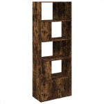 vidaXL Bibliotecă, stejar fumuriu, 70x36x189 cm, lemn prelucrat vidaXL Bibliotecă, stejar fumuriu, 70x36x189 cm, lemn prelucrat