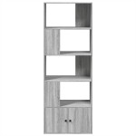 vidaXL Bibliotecă, gri sonoma, 70x36x189 cm, lemn prelucrat vidaXL Bibliotecă, gri sonoma, 70x36x189 cm, lemn prelucrat