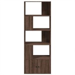 vidaXL Bibliotecă, stejar maro, 70x36x189 cm, lemn prelucrat vidaXL Bibliotecă, stejar maro, 70x36x189 cm, lemn prelucrat