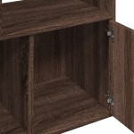 vidaXL Bibliotecă, stejar maro, 70x36x189 cm, lemn prelucrat vidaXL Bibliotecă, stejar maro, 70x36x189 cm, lemn prelucrat
