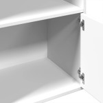 vidaXL Bibliotecă, alb, 100x36x189 cm, lemn prelucrat vidaXL Bibliotecă, alb, 100x36x189 cm, lemn prelucrat