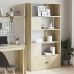 vidaXL Bibliotecă, stejar sonoma, 100x36x189 cm, lemn prelucrat vidaXL Bibliotecă, stejar sonoma, 100x36x189 cm, lemn prelucrat