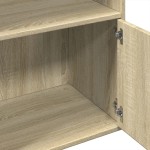 vidaXL Bibliotecă, stejar sonoma, 100x36x189 cm, lemn prelucrat vidaXL Bibliotecă, stejar sonoma, 100x36x189 cm, lemn prelucrat