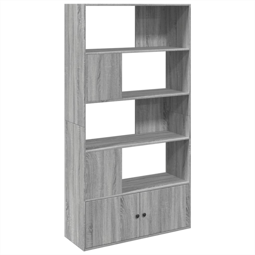 vidaXL Bibliotecă, gri sonoma, 100x36x189 cm, lemn prelucrat