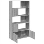 vidaXL Bibliotecă, gri sonoma, 100x36x189 cm, lemn prelucrat vidaXL Bibliotecă, gri sonoma, 100x36x189 cm, lemn prelucrat