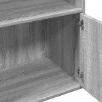 vidaXL Bibliotecă, gri sonoma, 100x36x189 cm, lemn prelucrat vidaXL Bibliotecă, gri sonoma, 100x36x189 cm, lemn prelucrat