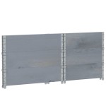 vidaXL Rame pentru paleți 3 buc. Gri 80x60 cm lemn masiv de pin vidaXL Rame pentru paleți 3 buc. Gri 80x60 cm lemn masiv de pin