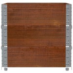 vidaXL Rame pentru paleți 3 buc. maro 80x60 cm lemn masiv de pin vidaXL Rame pentru paleți 3 buc. maro 80x60 cm lemn masiv de pin