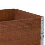 vidaXL Rame pentru paleți 3 buc. maro 80x60 cm lemn masiv de pin vidaXL Rame pentru paleți 3 buc. maro 80x60 cm lemn masiv de pin