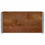 vidaXL Rame pentru paleți 3 buc. maro 120x80 cm lemn masiv de pin vidaXL Rame pentru paleți 3 buc. maro 120x80 cm lemn masiv de pin