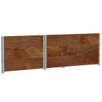 vidaXL Rame pentru paleți 3 buc. maro 120x80 cm lemn masiv de pin vidaXL Rame pentru paleți 3 buc. maro 120x80 cm lemn masiv de pin