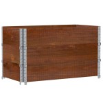 vidaXL Rame pentru paleți 3 buc. maro 100x50 cm lemn masiv de pin vidaXL Rame pentru paleți 3 buc. maro 100x50 cm lemn masiv de pin