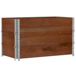 vidaXL Rame pentru paleți 3 buc. maro 100x50 cm lemn masiv de pin vidaXL Rame pentru paleți 3 buc. maro 100x50 cm lemn masiv de pin