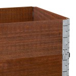 vidaXL Rame pentru paleți 3 buc. maro 100x50 cm lemn masiv de pin vidaXL Rame pentru paleți 3 buc. maro 100x50 cm lemn masiv de pin