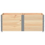 vidaXL Rame pentru paleți, 3 buc., 150x100 cm, lemn masiv de pin vidaXL Rame pentru paleți, 3 buc., 150x100 cm, lemn masiv de pin
