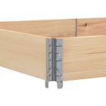 vidaXL Rame pentru paleți, 3 buc., 150x100 cm, lemn masiv de pin vidaXL Rame pentru paleți, 3 buc., 150x100 cm, lemn masiv de pin