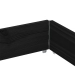 vidaXL Rame pentru paleți, 3 buc., negru, 150x100 cm, lemn masiv pin vidaXL Rame pentru paleți, 3 buc., negru, 150x100 cm, lemn masiv pin