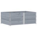 vidaXL Rame pentru paleți 3 buc. Gri 150x100 cm lemn masiv de pin vidaXL Rame pentru paleți 3 buc. Gri 150x100 cm lemn masiv de pin