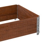 vidaXL Jardinieră de grădină, maro, 100x50 cm, lemn masiv de pin vidaXL Jardinieră de grădină, maro, 100x50 cm, lemn masiv de pin