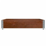 vidaXL Jardinieră de grădină, maro, 100x100 cm, lemn masiv de pin vidaXL Jardinieră de grădină, maro, 100x100 cm, lemn masiv de pin