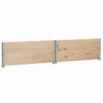 vidaXL Jardinieră de grădină, 100x100 cm, lemn masiv pin