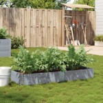 vidaXL Jardinieră de grădină, gri, 150x50 cm, lemn masiv pin vidaXL Jardinieră de grădină, gri, 150x50 cm, lemn masiv pin
