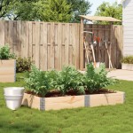 vidaXL Jardinieră de grădină, 150x100 cm, lemn masiv de pin vidaXL Jardinieră de grădină, 150x100 cm, lemn masiv de pin