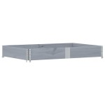 vidaXL Jardinieră de grădină, gri, 150x100 cm, lemn masiv pin vidaXL Jardinieră de grădină, gri, 150x100 cm, lemn masiv pin