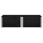 vidaXL Jardinieră de grădină, negru, 150x100 cm, lemn masiv pin vidaXL Jardinieră de grădină, negru, 150x100 cm, lemn masiv pin