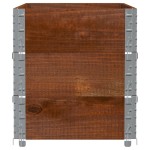 vidaXL Jardinieră de grădină, maro, 100x50 cm, lemn masiv de pin