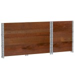 vidaXL Jardinieră de grădină, maro, 100x50 cm, lemn masiv de pin