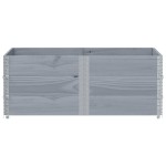 vidaXL Jardinieră de grădină, gri, 150x100 cm, lemn masiv pin vidaXL Jardinieră de grădină, gri, 150x100 cm, lemn masiv pin