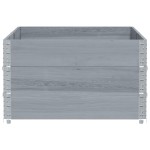 vidaXL Jardinieră de grădină, gri, 150x100 cm, lemn masiv pin vidaXL Jardinieră de grădină, gri, 150x100 cm, lemn masiv pin