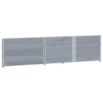 vidaXL Jardinieră de grădină, gri, 150x100 cm, lemn masiv pin vidaXL Jardinieră de grădină, gri, 150x100 cm, lemn masiv pin