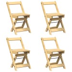 vidaXL Set mobilier tip fluture Corona, pliabil 5 piese maro lemn pin vidaXL Set mobilier tip fluture Corona, pliabil 5 piese maro lemn pin