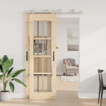 vidaXL Set piese pentru ușă glisantă, argintiu, 183 cm oțel inoxidabil vidaXL Set piese pentru ușă glisantă, argintiu, 183 cm oțel inoxidabil