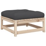 vidaXL Set canapele de grădină cu perne, 3 piese, lemn masiv de pin vidaXL Set canapele de grădină cu perne, 3 piese, lemn masiv de pin