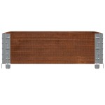 vidaXL Jardinieră de grădină, maro, 80x60 cm, lemn masiv de pin