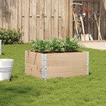 vidaXL Jardinieră de grădină, 80x60 cm, lemn masiv de pin vidaXL Jardinieră de grădină, 80x60 cm, lemn masiv de pin